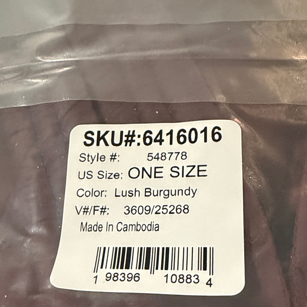 Land's End Burgundy Wanderweight Ultralight Packable Tote Bag/NWOT - Picture 6 of 13